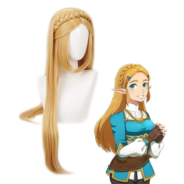 The Legend of Zelda Breath of the Wild Princess Zelda Cosplay Wigs