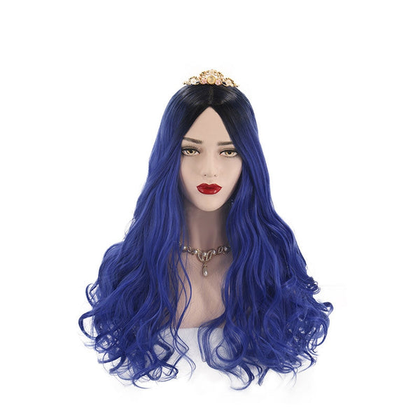 Movie Descendants 3 Evie Blue Cosplay Wigs Cosplay Clans