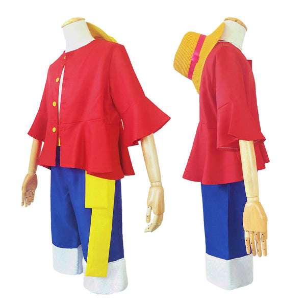 Anime Cosplay One piece Luffy Halloween Costume Uniform Suit