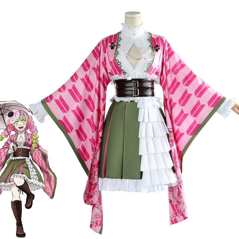 Demon Slayer Mitsuri Kanroji 5th Anniversary Cosplay Costumes