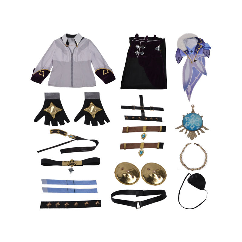 Game Genshin Impact Kaeya Alberich Cosplay Costumes