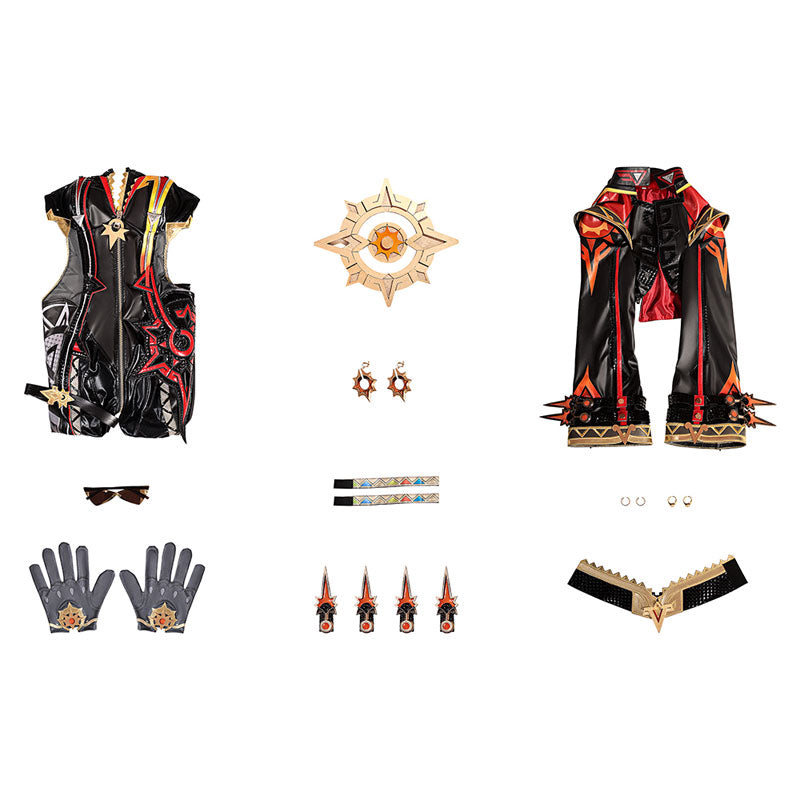 Game Genshin Impact Mavuika Cosplay Costumes