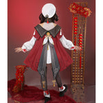 Genshin Impact Lantern Rite 5.3 Version Hu Tao New Skin Cosplay Costume