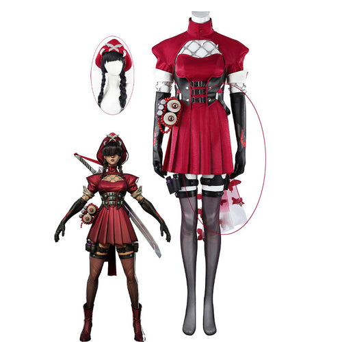 Marvel Rivals Psylocke Blood Kariudo Skin Cosplay Costumes