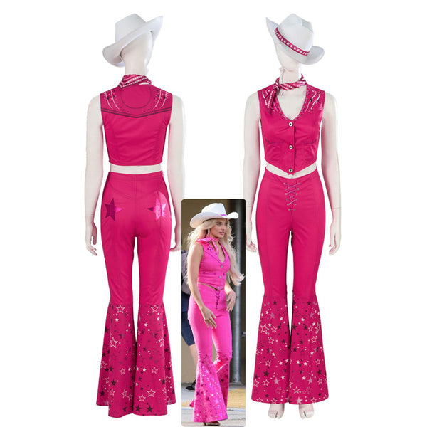 Nuovo film Barbi Cosplay Costume Barbe Pink Dress donna Halloween