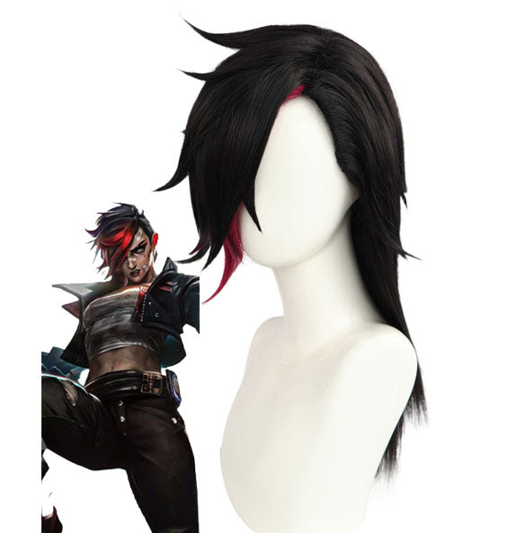 LOL League of Legends Arcane 2 Vi Cosplay Wig