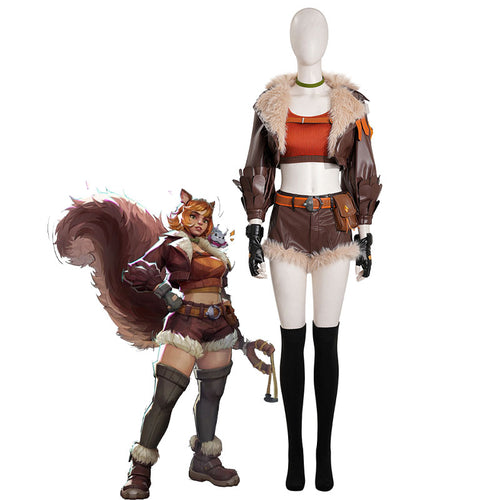 Marvel Rivals Squirrel Girl Cosplay Costumes