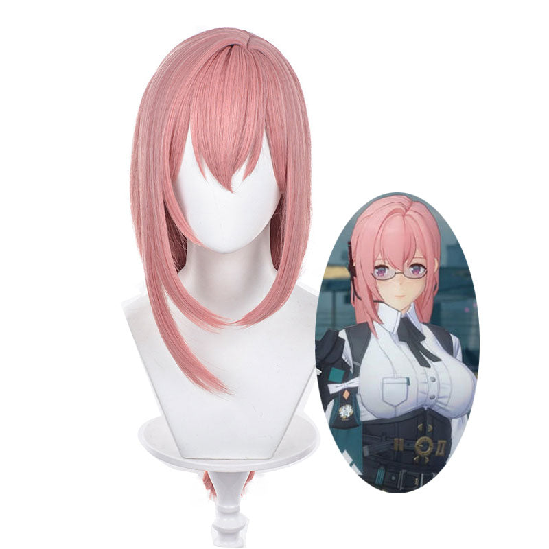 Game Zenless Zone Zero Getsujo Yanagi Pink Cosplay Wig