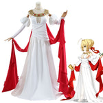 Fate Grand Order FGO Saber Caster Nero Claudius Formal Dress Cosplay Costume