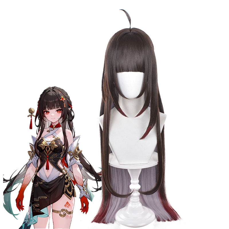 Game Honkai: Star Rail Lingsha Cosplay Wig