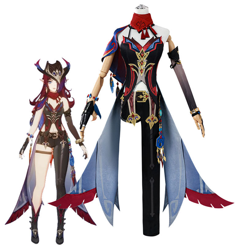 Genshin Impact Chasca Cosplay Costumes