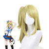 Anime Fairy Tail Lucy Heartfilia Golden Cosplay Wigs