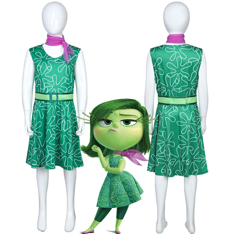 Inside Out 2 Disgust Cosplay Costumes