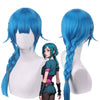 LOL Arcane Young Jinx Powder Blue Cosplay Wig