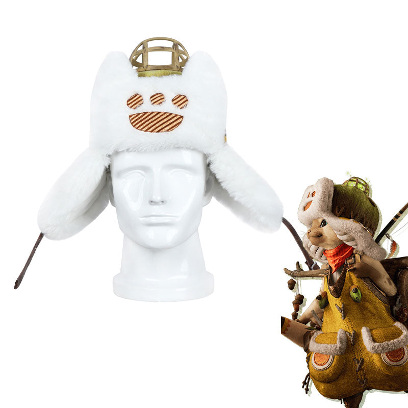 Monster Hunter Wilds Palico Guide Aldult Cosplay Hat Props