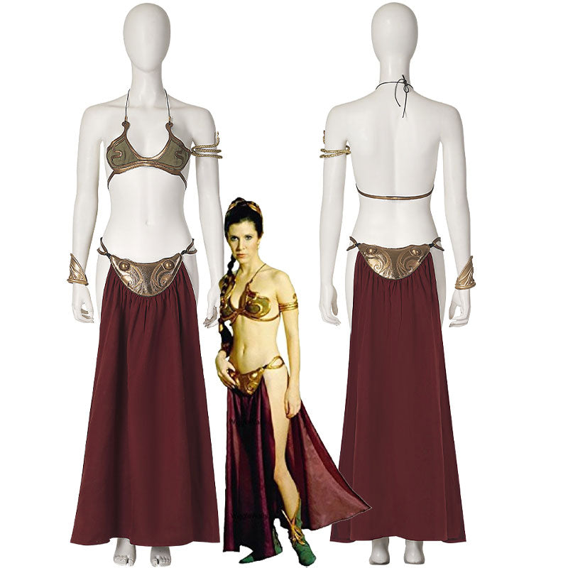 Star Wars Princess Leia Slave Girl Cosplay Costume