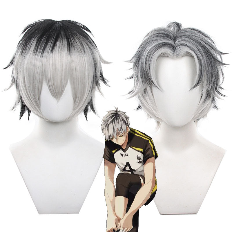 Anime Haikyuu Fukurōdani Academy Bokuto Koutarou Cosplay Wig