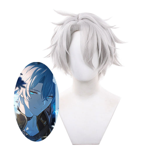 Honkai: Star Rail The Chrysos Heirs Phainon White Cosplay Wig