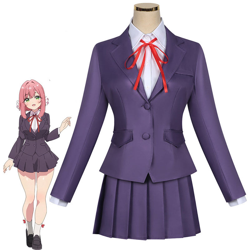 Anime Kimi no Koto ga Daidaidaidaidaisuki na 100-nin no Kanojo Hakari Hanazono Cosplay Costume