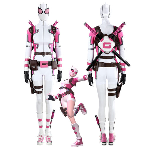 Fortnite Gwenpool Jumpsuit Cosplay Costumes