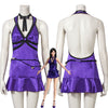 Final Fantasy VII Remake Tifa Lockhart Purple Dress Cosplay Costumes