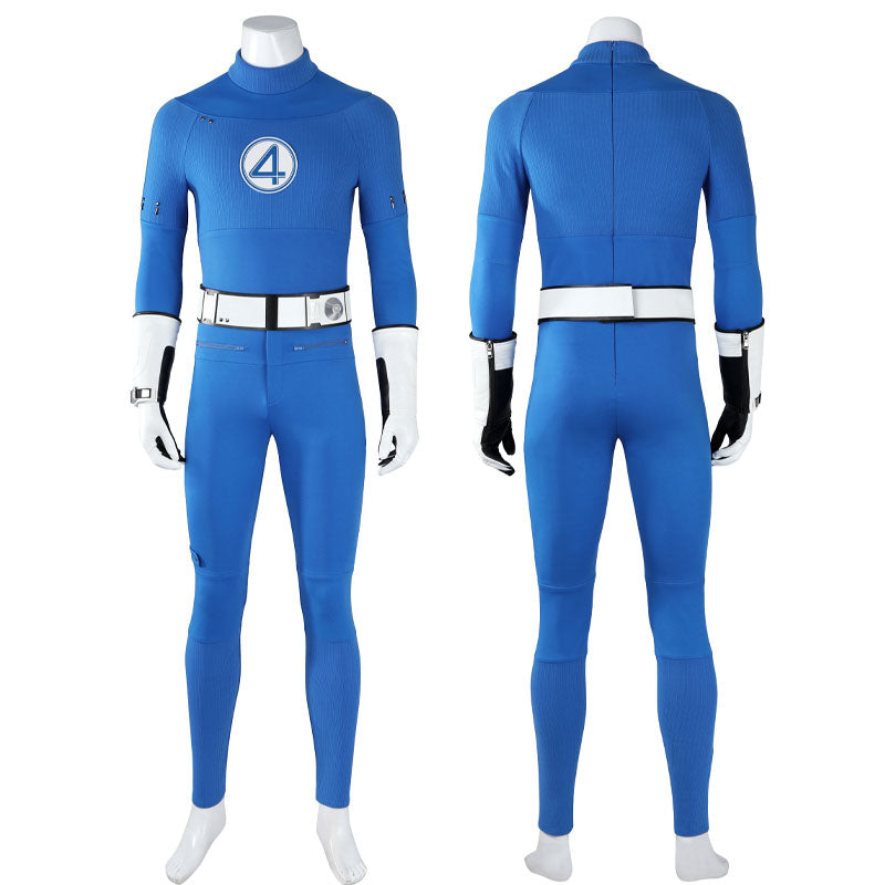 Movie The Fantastic Four: First Steps Mr. Fantastic Reed Richards Jumpsuit Cosplay Costumes