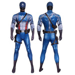 Marvel Captain America: The First Avenger Steve Rogers Captain America Jumpsuit Cosplay Costumes