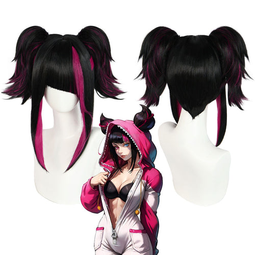 Street Fighter 6 Juri Outfit Cosplay Wigs