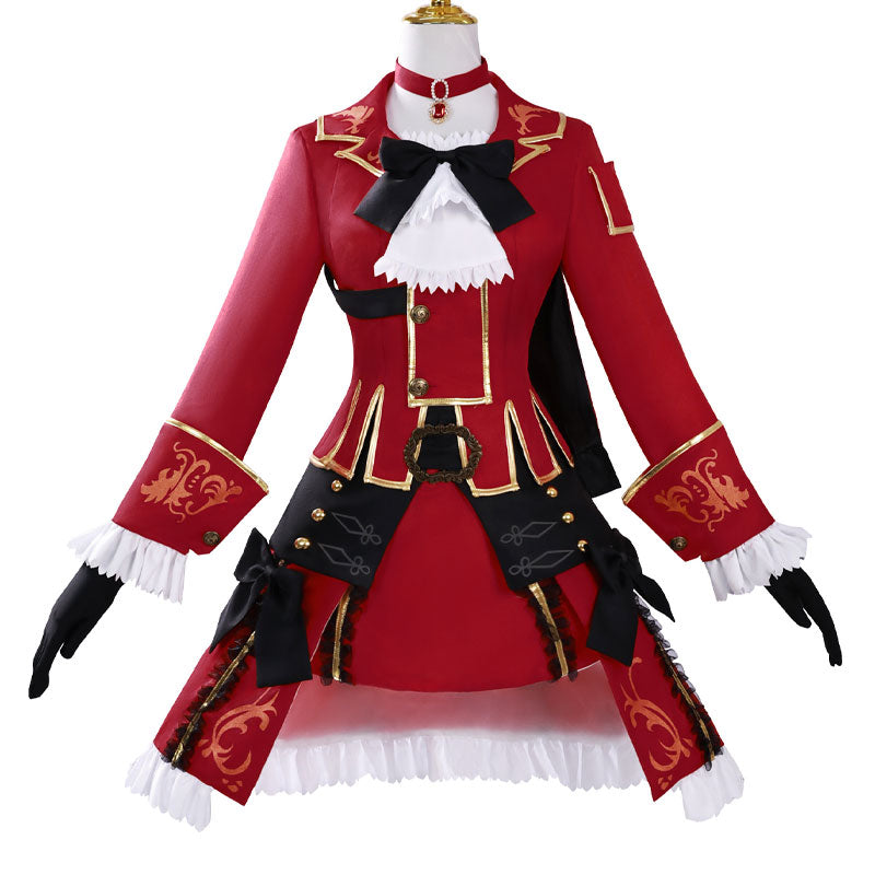 Final Fantasy XIV FF14 Shadowbringers Red Mage Cosplay Costumes