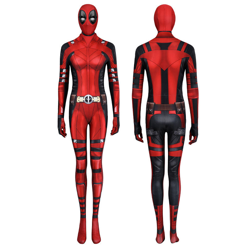 Deadpool 3 Lady Deadpool Jumpsuit Cosplay Costumes