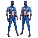 Marvel Captain America: The First Avenger Steve Rogers Captain America Jumpsuit Cosplay Costumes