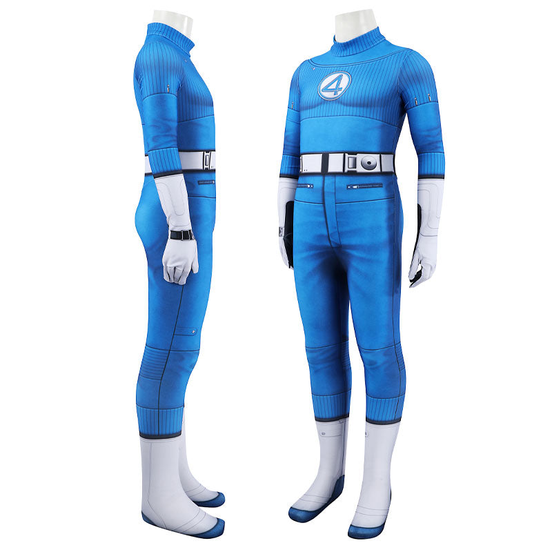 The Fantastic Four: First Steps Mr. Fantastic Kids Jumpsuits Cosplay Costume