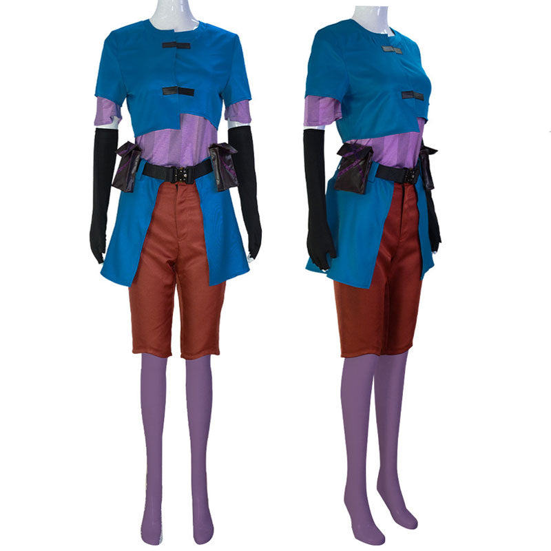 LOL League of Legends Arcane Young Jinx Cosplay Costumes