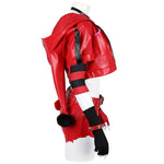 Suicide Squad Isekai Harley Quinn Black Red Cosplay Costumes