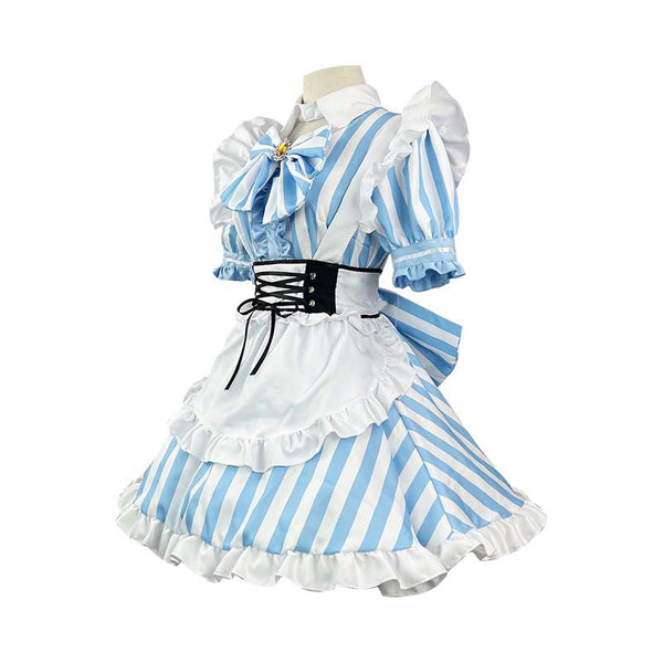 Azur Lane X Hololive Shirakami Fubuki Maid Cosplay Costumes – Cosplay Clans