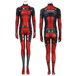 Deadpool 3 Lady Deadpool Comic Version Jumpsuit Cosplay Costumes