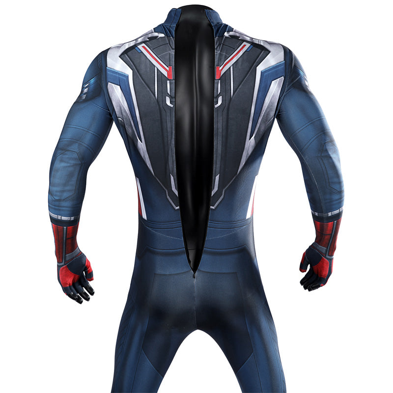 Marvel Captain America: Brave New World Sam Wilson Captain America Jumpsuit Cosplay Costumes