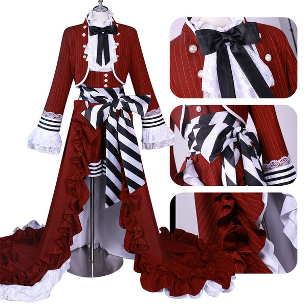 Buy Ciel Phantomhive Red Tea Cup Cosplay Costumes - Black Butler ...