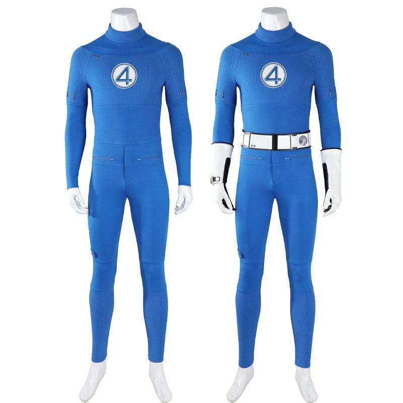 Movie The Fantastic Four: First Steps Mr. Fantastic Reed Richards Jumpsuit Cosplay Costumes