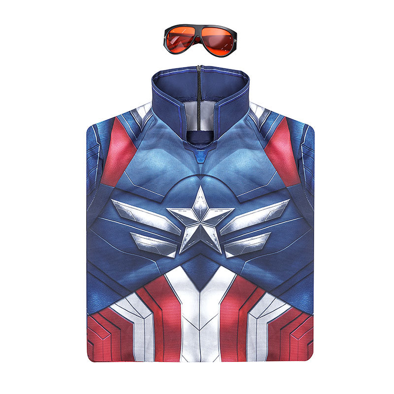 Marvel Captain America: Brave New World Sam Wilson Captain Jumpsuit Cosplay Costume