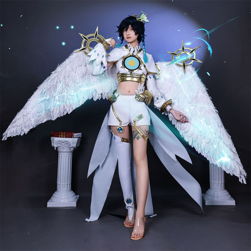 Genshin Impact Venti Barbatos Godly Equipment Cosplay Costumes