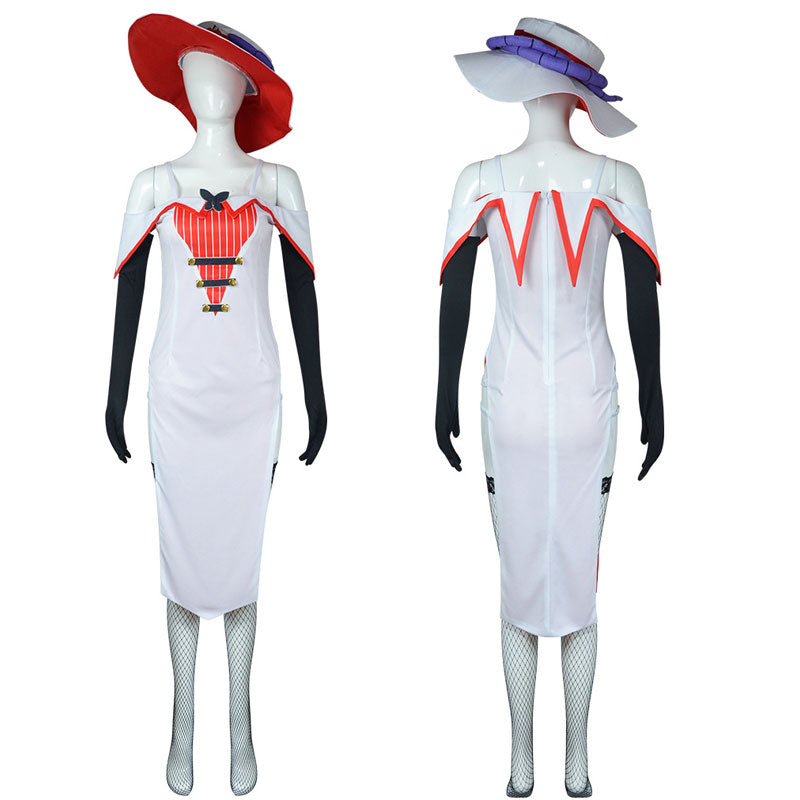 Hazbin Hotel Lucifer Morningstar Female Cosplay Costumes