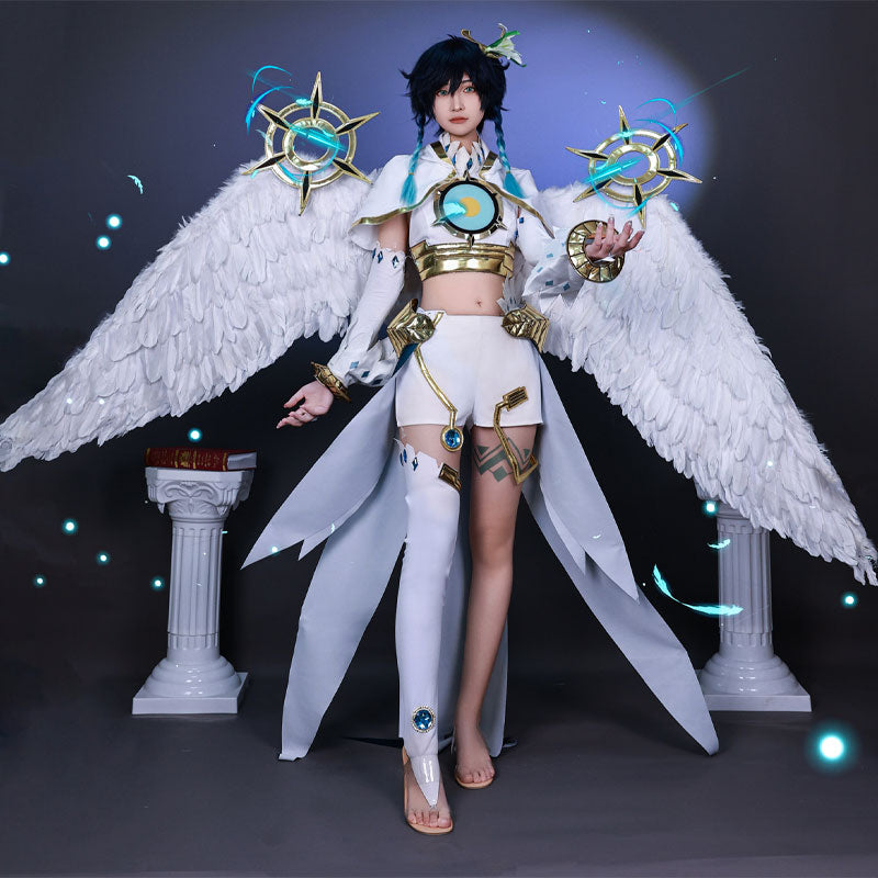 Genshin Impact Venti Barbatos Godly Equipment Cosplay Costumes