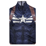 Captain America: The Winter Soldier Steve Rogers Captain America Jumpsuit Cosplay Costume