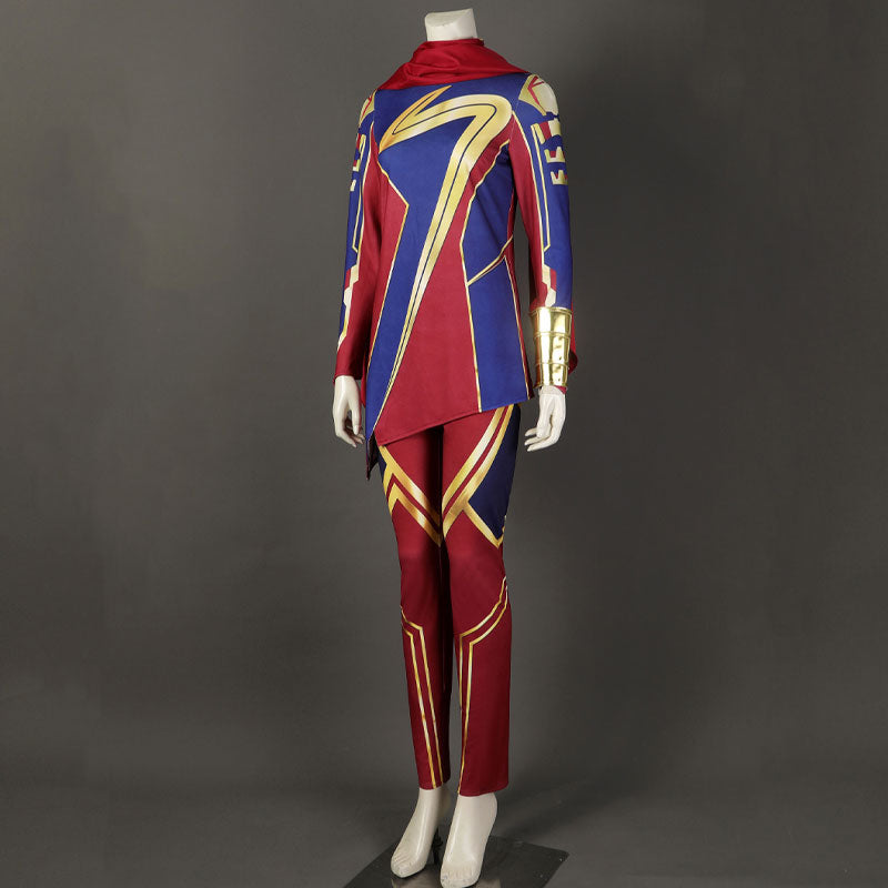 The Marvels Kamala Khan Ms. Marvel Outfit Cosplay Costumes