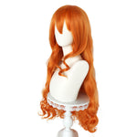 Anime One Piece Nami Light Brown Long Cosplay Wigs