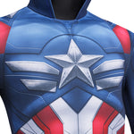 Marvel Captain America: Brave New World Sam Wilson Captain Jumpsuit Cosplay Costume