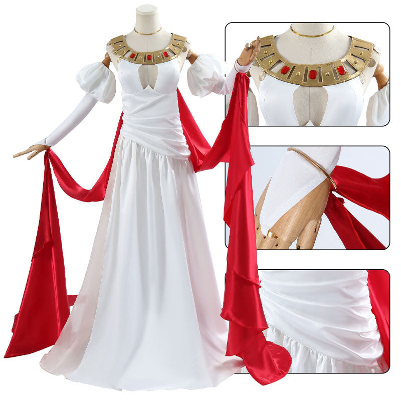 Fate Grand Order FGO Saber Caster Nero Claudius Formal Dress Cosplay Costume