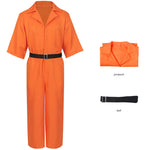 Luigi Mangione Cosplay Costume Orange DOC Prison Uniforms Halloween Costumes