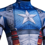 Marvel Captain America: The First Avenger Steve Rogers Captain America Jumpsuit Cosplay Costumes